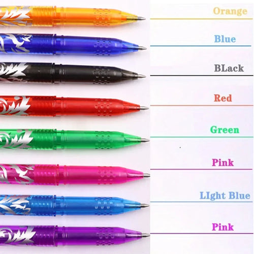 6 Pcs Multi-colour Erasable Gel Pen Student Writing Creative Drawing Tools Office School Supply Stationery Hot Erasable Pen