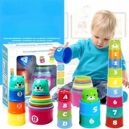 Kids Stacking Speed Cups – Montessori Learning Game